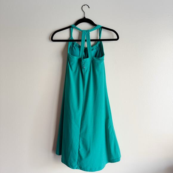 Prana Green Dragonfly Quinn Racerback Athletic Mini Dress - XS - Picture 8 of 10